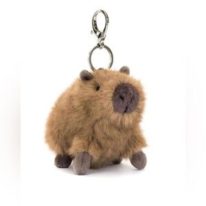 Jellycat Clyde Capybara Keychain Bag Charm 🌟